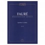 Barenreiter Faure - Quatuor  à Cordes Op.121 [Pocket Score] Βιβλίο για σύνολα