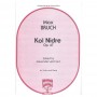 Carl Fischer Music Bruch - Kol Nidre Op.47 Βιβλίο για Πιάνο και Βιολί