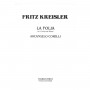 Charles Foley Kreisler - La Folia Book for Violin and Piano