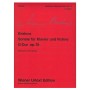 Wiener Urtext Edition Brahms - Sonata In G Major, Op.78 Book for Violin and Piano