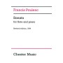 Chester Music Poulenc - Sonata for Flute & Piano Βιβλίο για φλάουτο και πιάνο