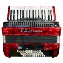 E. Soprani Circus Line 2022D Red 72 Bass Accordion