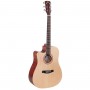 SOUNDSATION Grand teton DNCE Natural Left Handed Electric - Acoustic Guitar