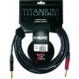 KLOTZ Titanium JACK Male - JACK Male 6.00m Instrument Cable