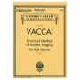 G. Schirmer Vaccai - Practical Method of Italian Singing: High Soprano & Online Audio Βιβλίο για φωνητικά