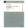 SCHOTT Chopin - Variations On A Theme By Rosiini Βιβλίο για φλάουτο και πιάνο