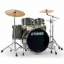 SONOR AQX Studio Black Midnight Sparkle Σετ Drums με Βάσεις και Πιατίνια