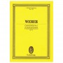Editions Eulenburg Weber - Concerto Nr.1 in F Minor Op.73 [Pocket Score] Book for Orchestral Music