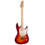 Godin Progression Plus Cherry Burst Flame MN & Gig Bag Ηλεκτρική κιθάρα