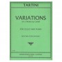 International Music Company Tartini - Variations for Cello & Piano Βιβλίο για τσέλο