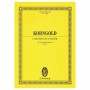 Editions Eulenburg Korngold - Concerto in D Major Op.35 Βιβλίο για σύνολα