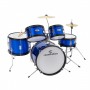 SOUNDSATION JDK100 Metallic Blue Junior Σετ Drums με Βάσεις και Πιατίνια