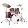 Pearl EXX725FBR Black Cherry Glitter Drumset & Stands & Cymbals