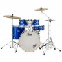 Pearl EXX725F High Voltage Blue Drumset & Stands & Cymbals