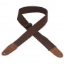 LEVY'S MC8 Cotton Brown 2" Guitar Strap