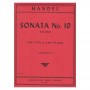 International Music Company Handel - Sonata Nr.10 In G Minor for Viola & Piano Βιβλίο για βιόλα