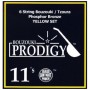 PRODIGY Yellow Phosphor Bronze 011-022 Σετ 6 χορδές μπουζουκιού / τζουρά