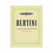 Edition Peters Bertini - 12 Short Pieces Βιβλίο για πιάνο