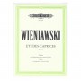Edition Peters Wienawski - Etudes Caprices Op.18 Book for Violin