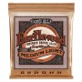 Ernie Ball 2146 Earthwood Phosphor Bronze Medium Light 012-054 Acoustic Guitar 6-String Set