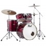 Pearl EXX725F Black Cherry Glitter Drumset & Stands & Cymbals