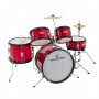 SOUNDSATION JDK100 Metallic Red Junior Drumset & Stands & Cymbals