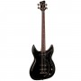 Godin Dorchester 4 Black RN & Gig Bag Electric Bass Guitar