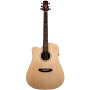 Ashton D20CEQ Left Natural Satin Electric - Acoustic Guitar