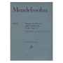 G. Henle Verlag Mendelssohn - Sonata in D Major Op.58 for Piano & Cello Book for Cello