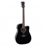 SOUNDSATION Yellowstone DNCE Black Electric - Acoustic Guitar