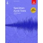 ABRSM Specimen Aural Tests  Grade 6 Book for Vocals