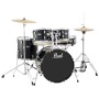 Pearl RS585C Roadshow Jet Black Drumset & Stands & Cymbals