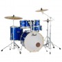 Pearl EXX725BR High Voltage Blue Drumset & Stands & Cymbals