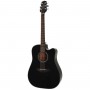 Takamine GD15CE Gloss Black Electric - Acoustic Guitar