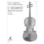 SCHOTT Stamitz - Sonate in Bb Major for Viola & Klavier Βιβλίο για βιόλα