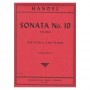 International Music Company Handel - Sonata Nr.10 In G Minor for Viola & Piano Book for Viola